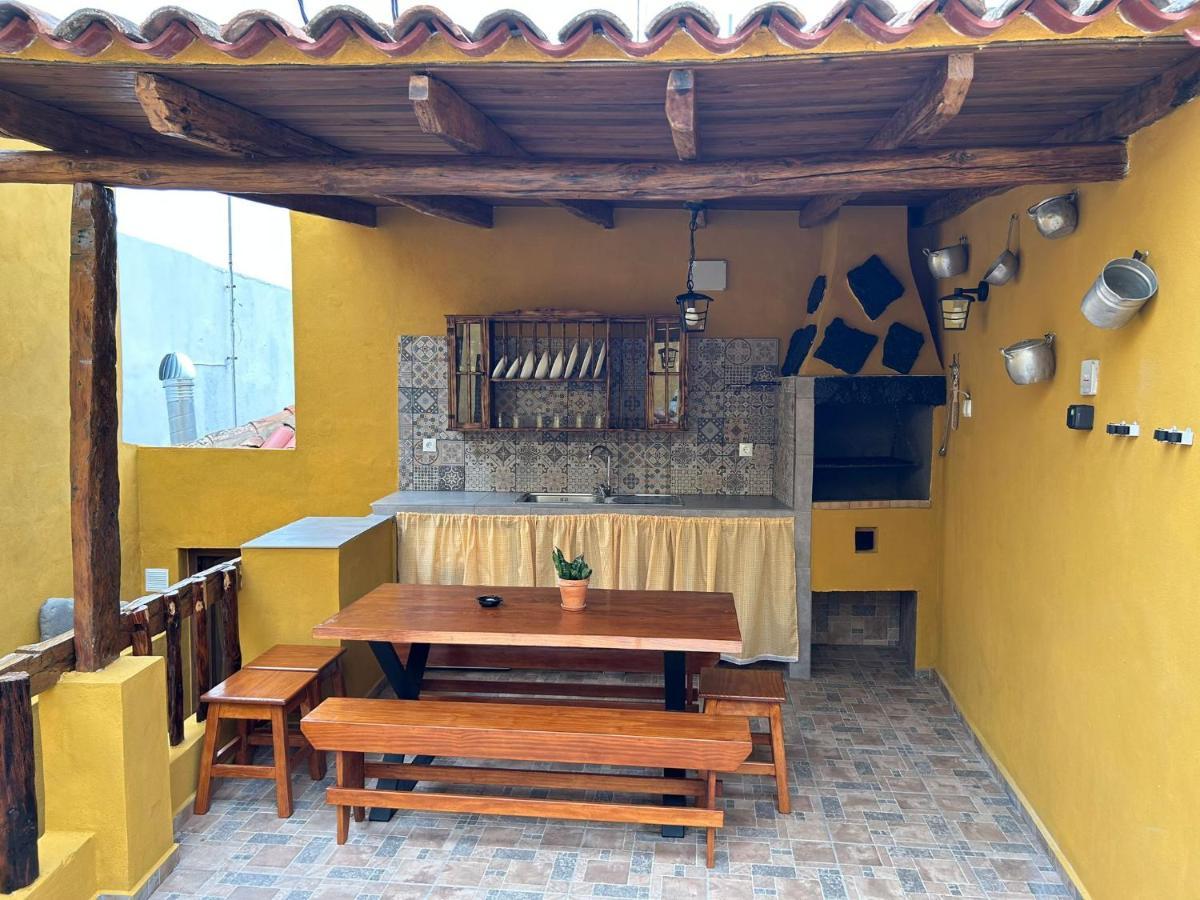 Tradicional Casa Canaria Con Piscina Y Vistas Al Teide Икод-де-лос-Винос Экстерьер фото
