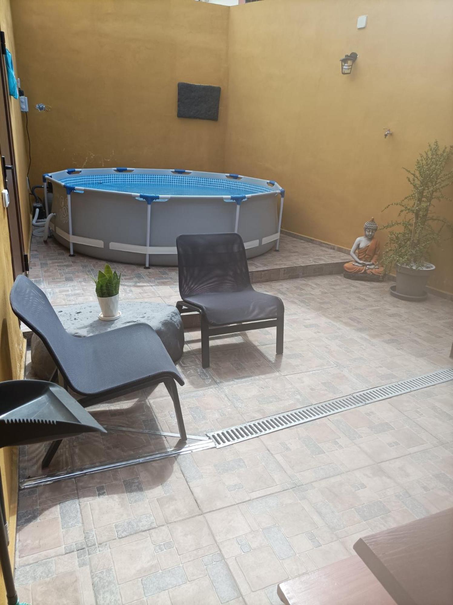 Tradicional Casa Canaria Con Piscina Y Vistas Al Teide Икод-де-лос-Винос Экстерьер фото