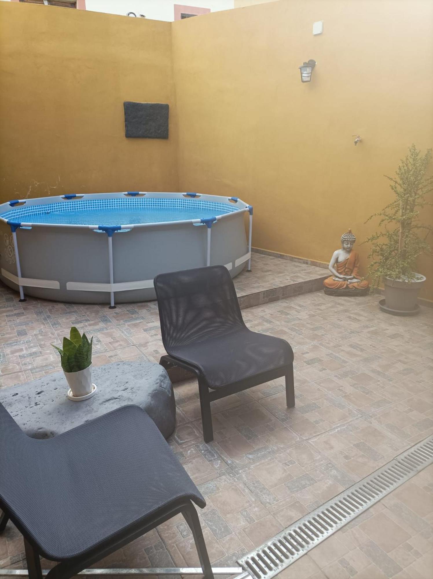 Tradicional Casa Canaria Con Piscina Y Vistas Al Teide Икод-де-лос-Винос Экстерьер фото
